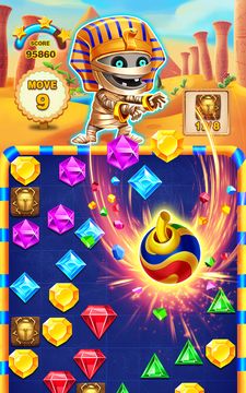classic diamond puzzle pharaoh Game Screenshot