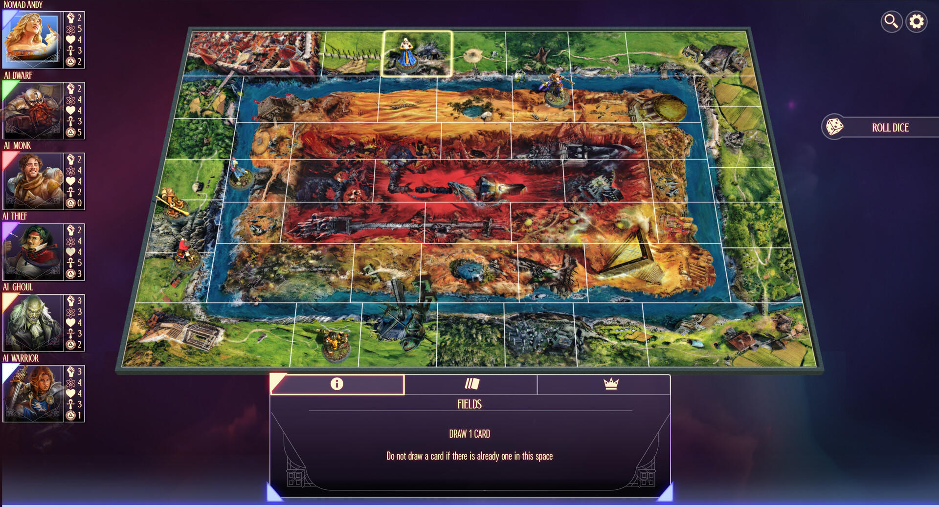 Talisman: Digital 5th Edition 게임 스크린 샷