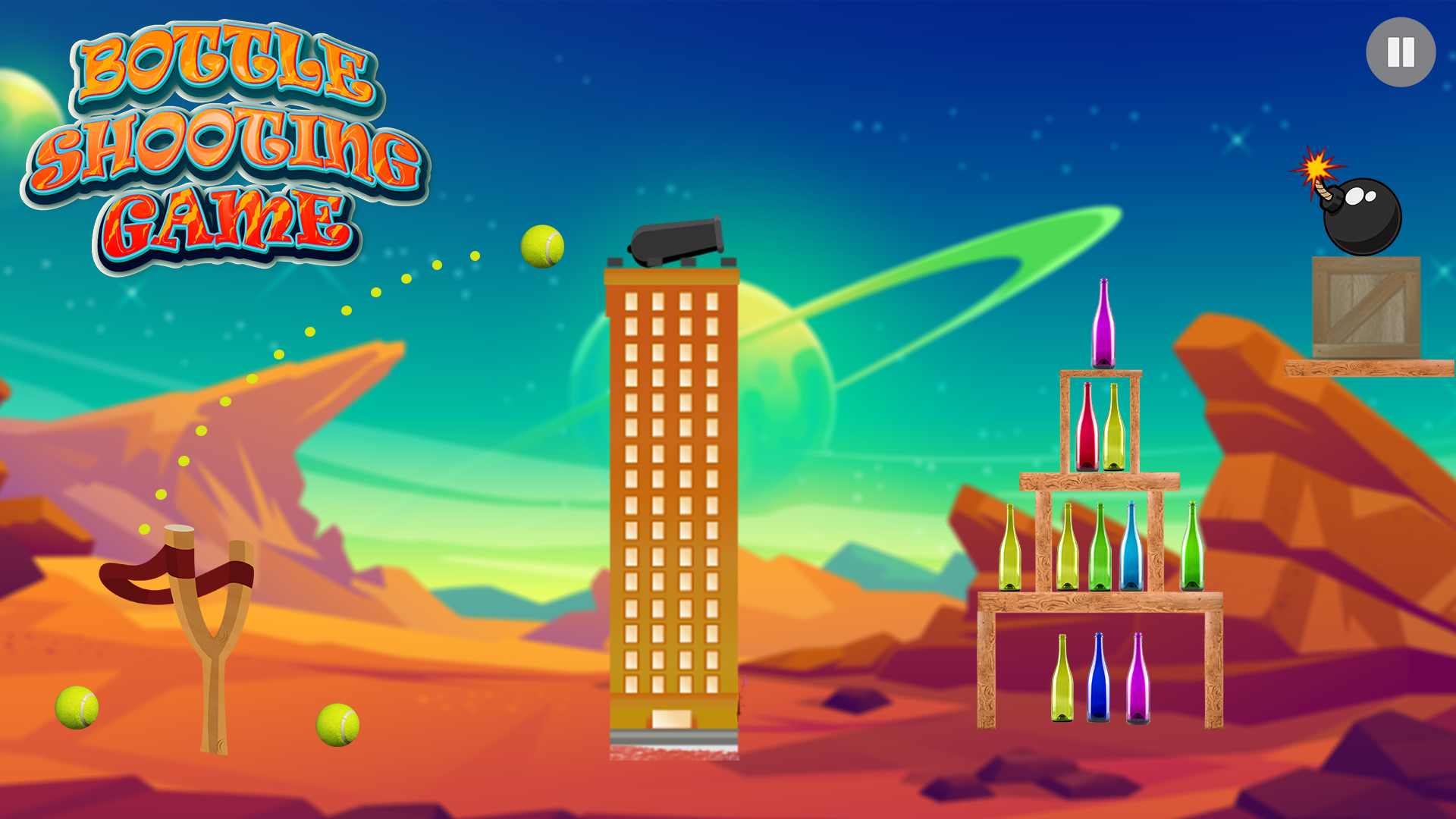 Bottle Shooting Game Mini game android iOS apk download for freeTapTap