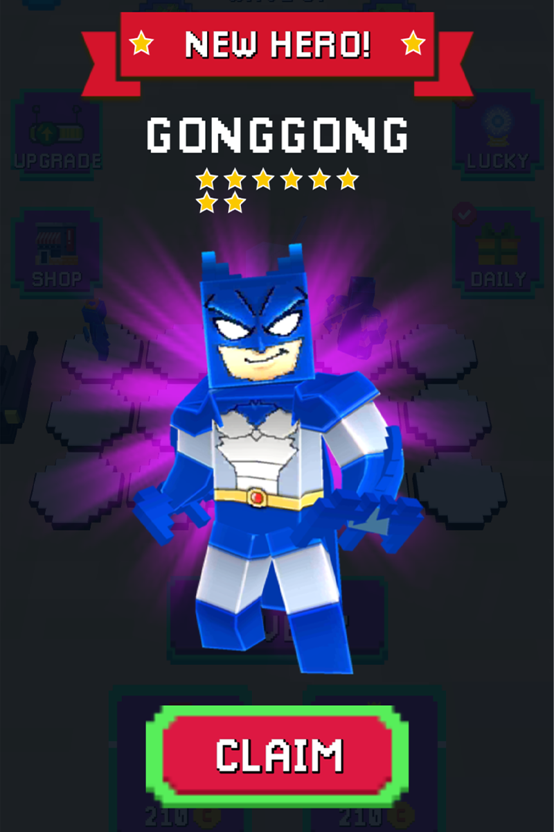 Superhero Craft: Merge Battle Game Screenshot
