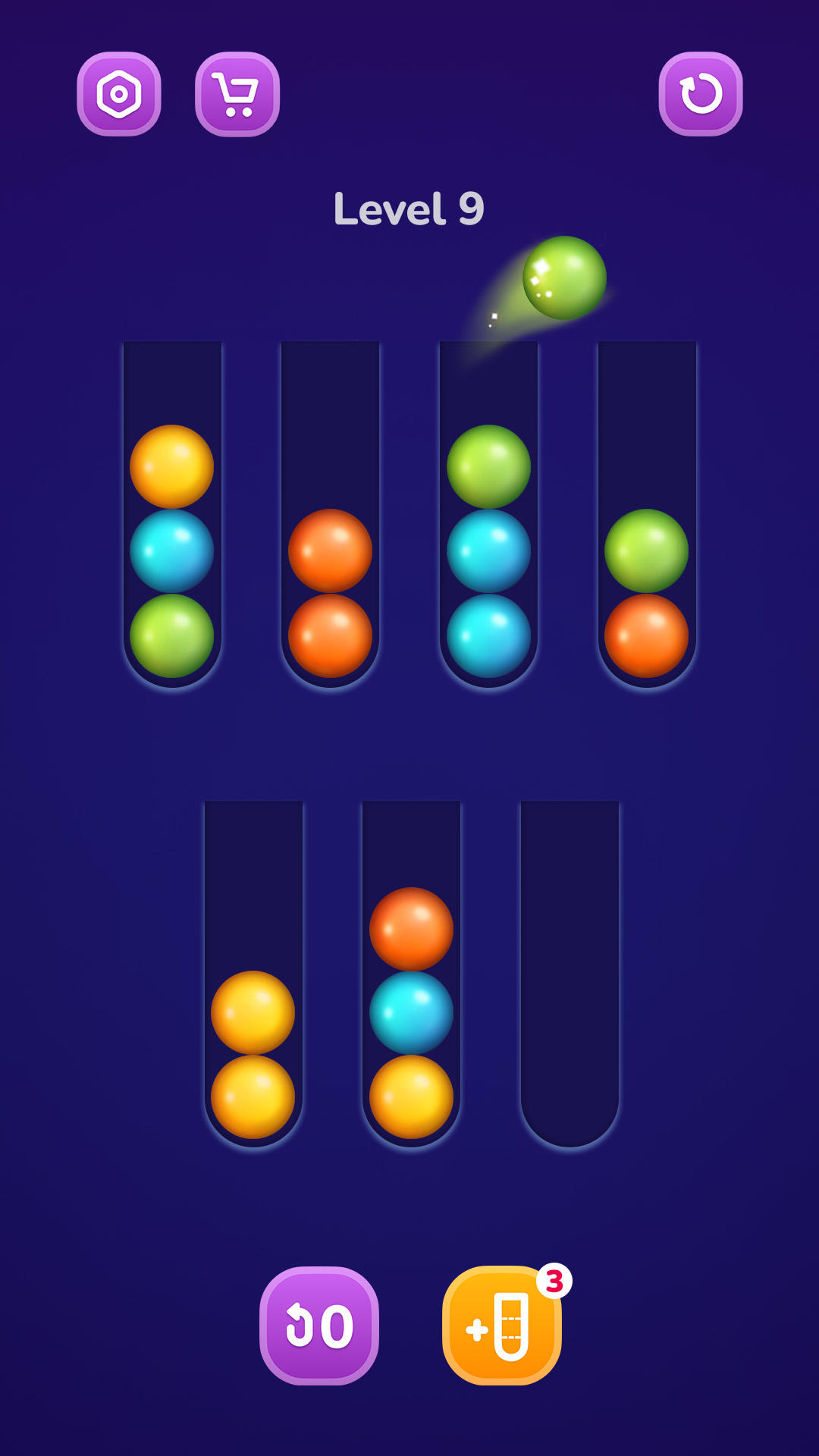 Ball Sort - Color Puzzle ภาพหน้าจอเกม