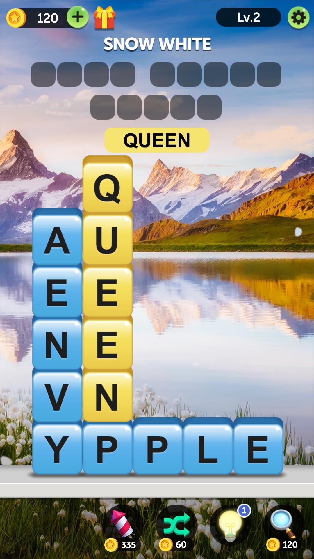 Cuplikan Layar Game Word Squares