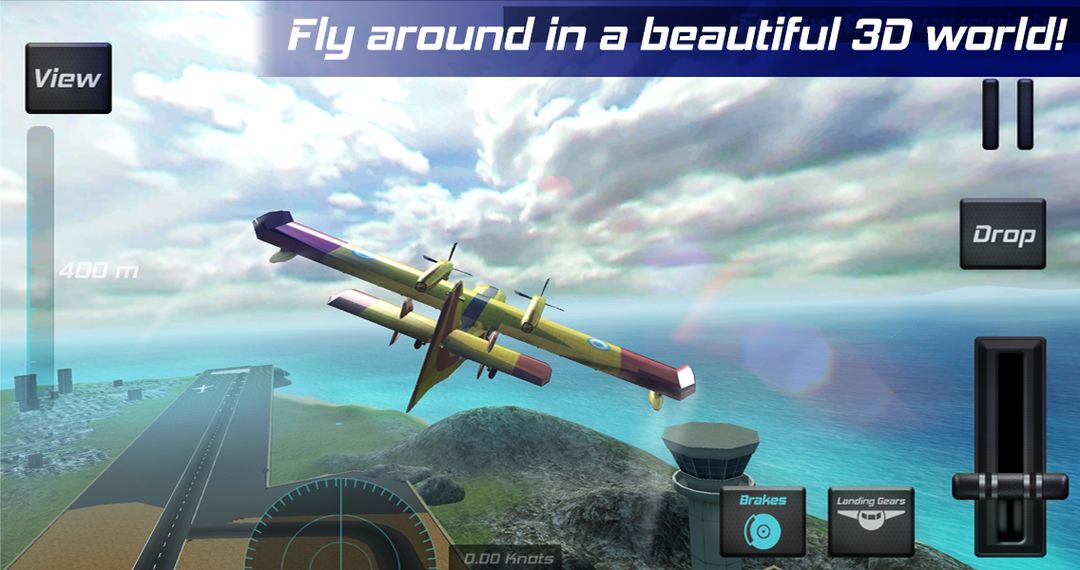 Screenshot of Real Pilot Flight Simulator 3D