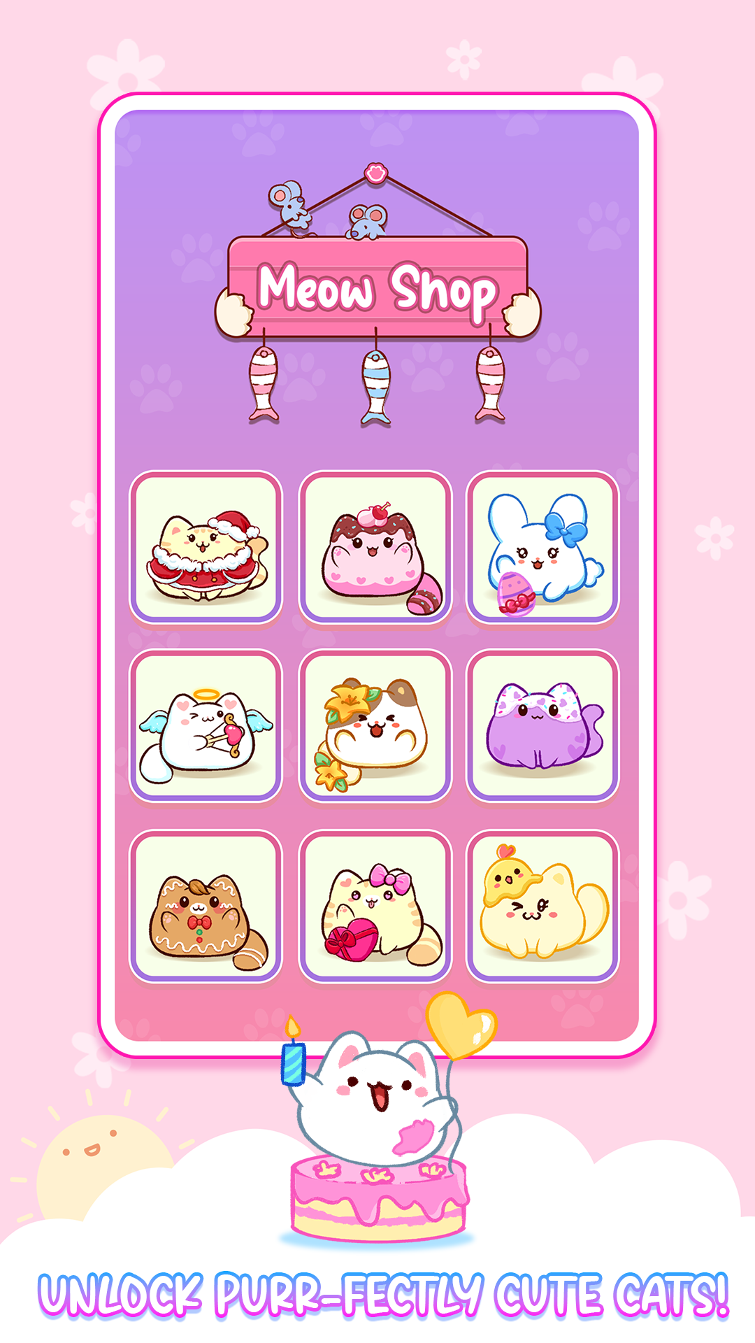 Cat Tiles: Cute Piano Game Game Screenshot