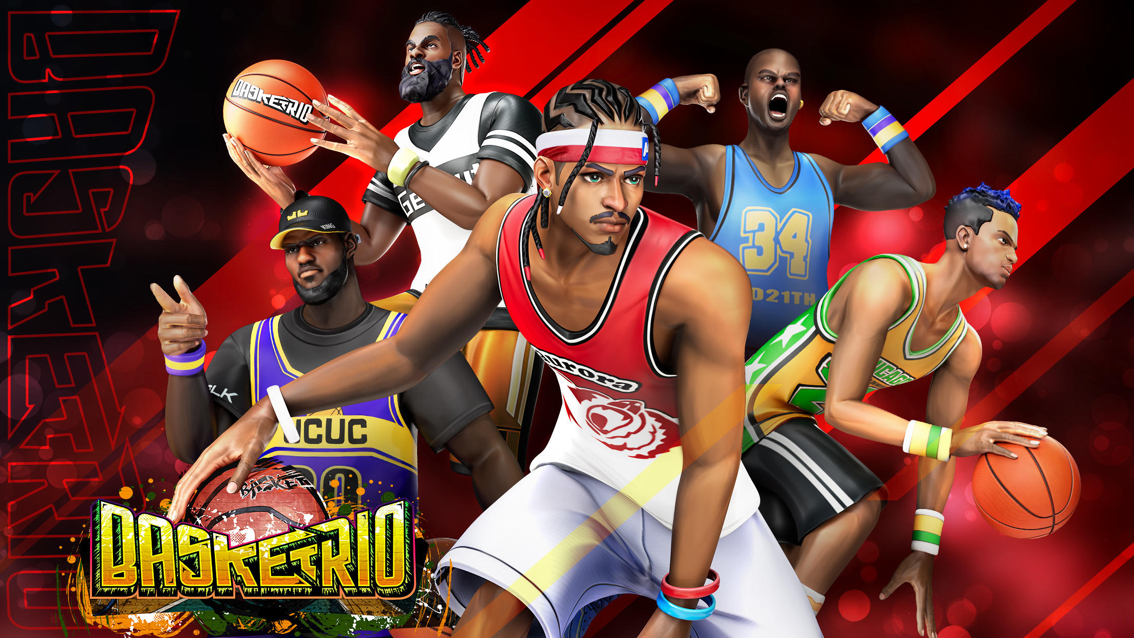 Screenshot 1 of Basketrio： 3v3 Allstar Street Basketball Arena ឆ្នាំ 2023 