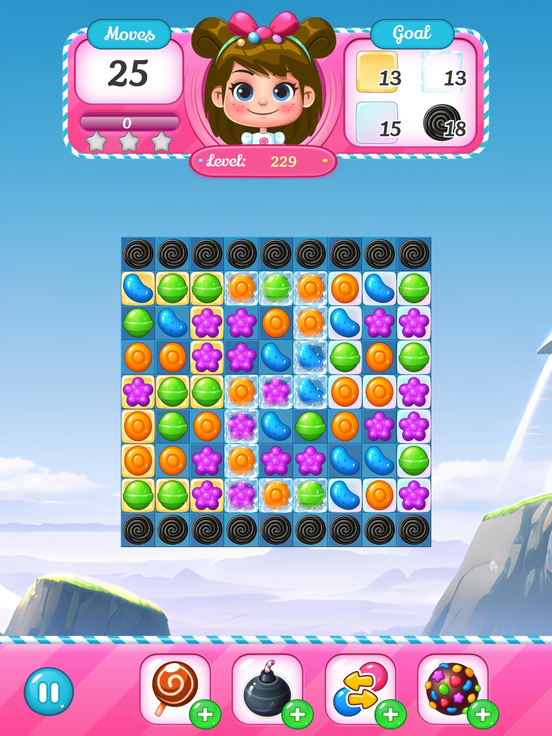 Candy Planet-Match 3 Puzzle ภาพหน้าจอเกม