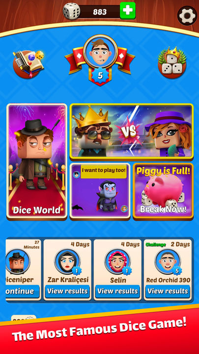 Screenshot 1 of Dice and Throne - Online Yatzy 31.0.2