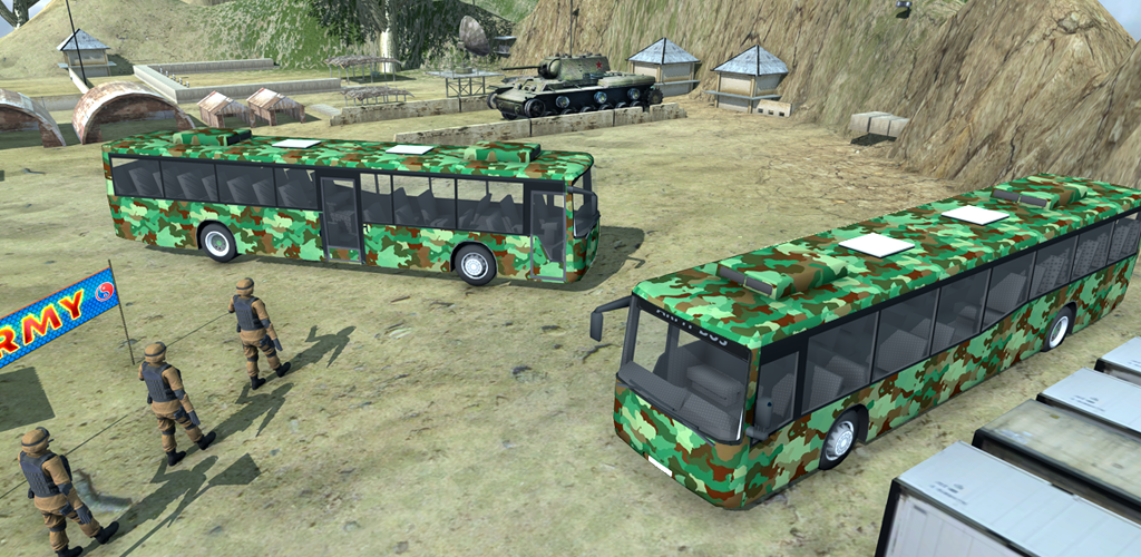 Banner of Army Bus Simulator Real Driving Transport Game 1.0.1