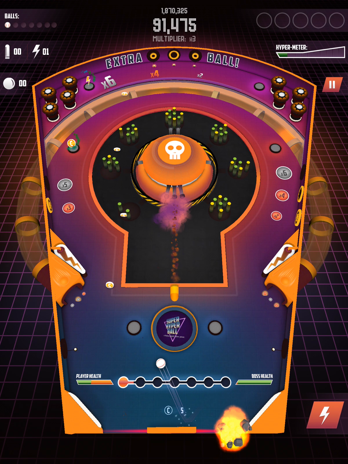 Screenshot of Super Hyper Ball 2