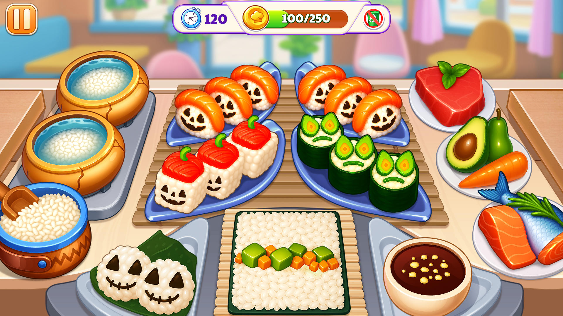 Halloween Madness Cooking Game Game Screenshot