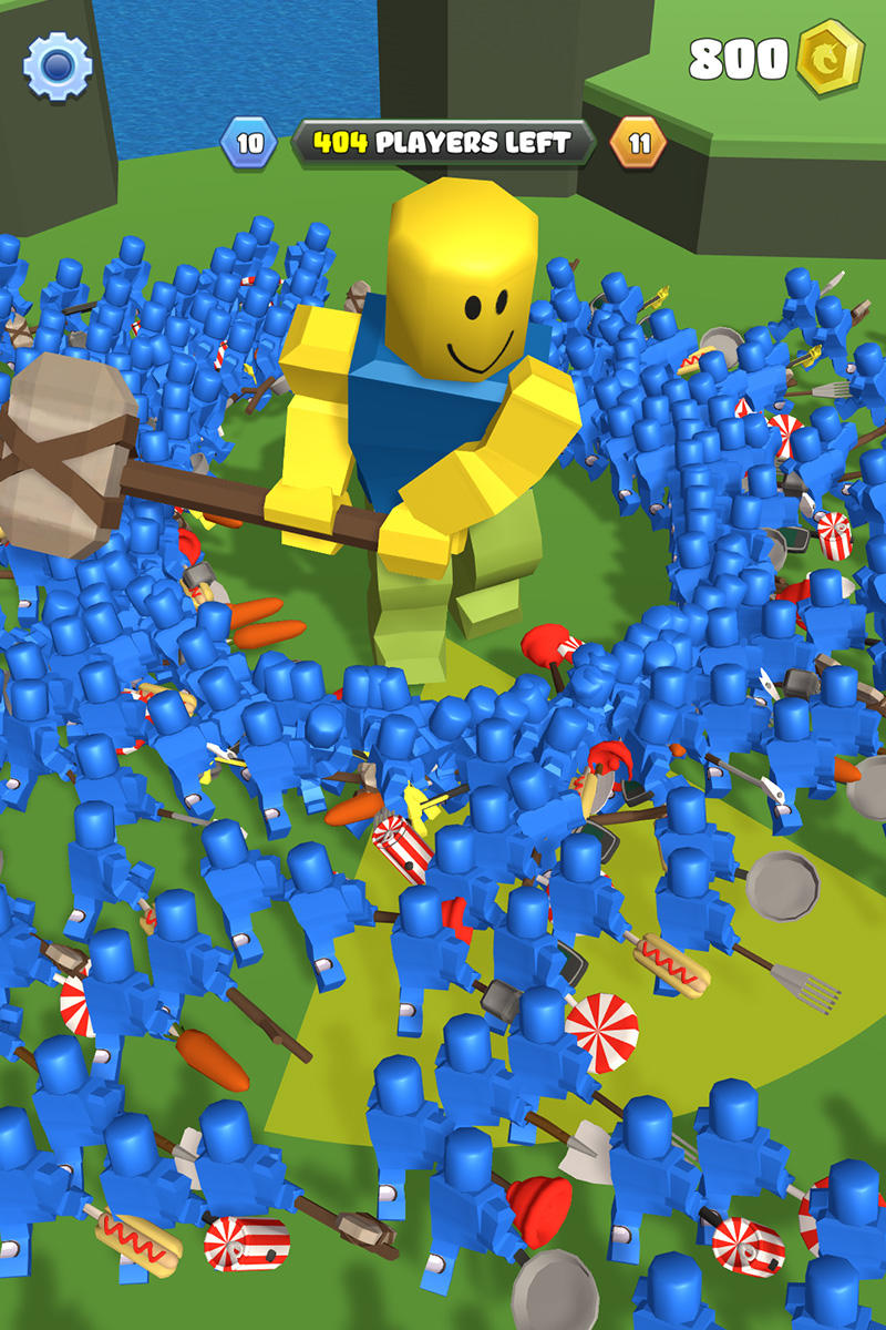 Screenshot of Roblock Smashers - Survival io game