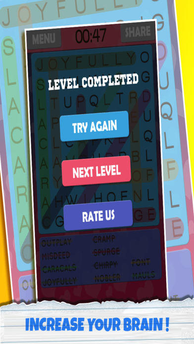 Twisty Word Search Puzzle Pro Game Screenshot