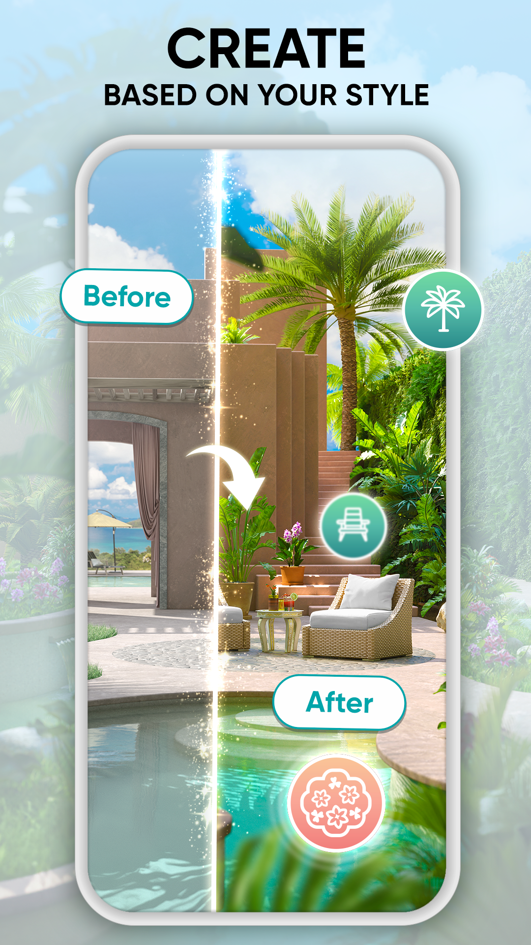 Скриншот игры Garden Joy: Design Game