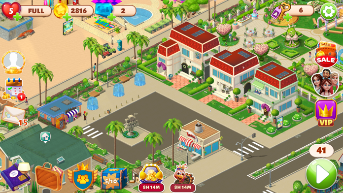Resort Hotel: Bay Story Game Screenshot