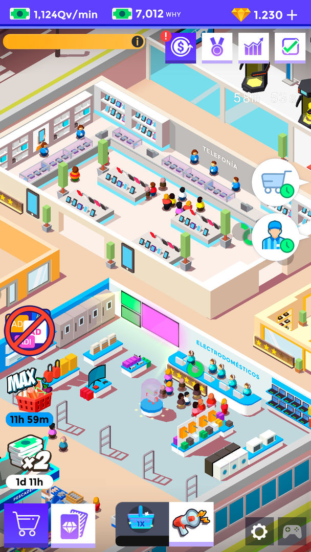 Idle Supermarket Tycoon－Shop screenshot game