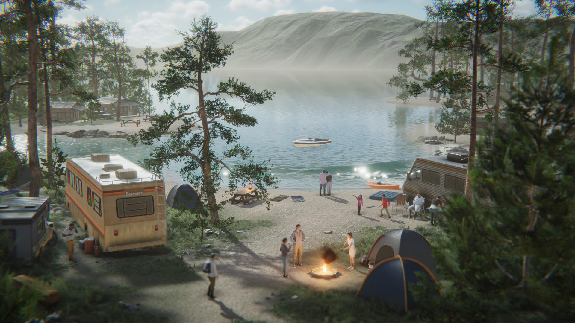 Camping Park Simulator 게임 스크린 샷