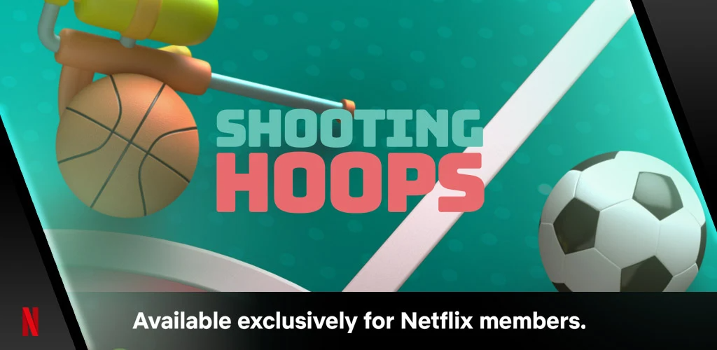 Screenshot of the video of Shooting Hoops