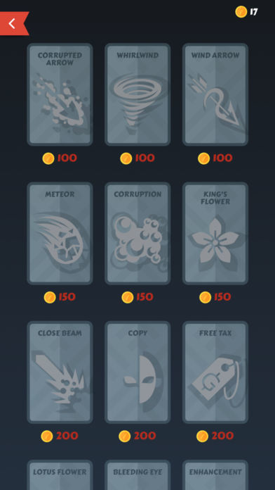 Screenshot of Mind Cards.