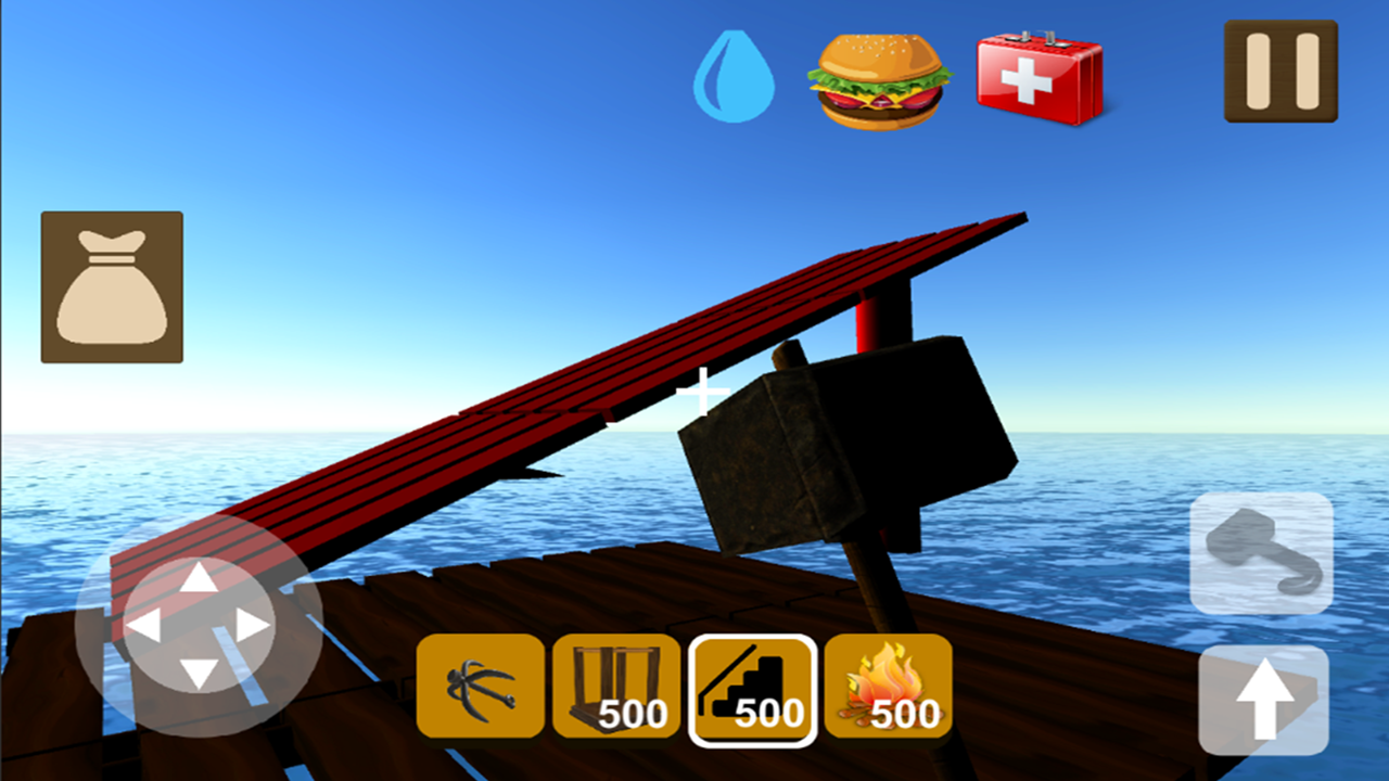 Raft Survival Craft.io Game Screenshot
