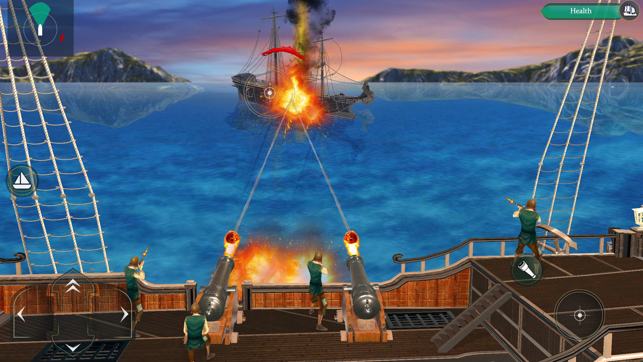 Screenshot of Navy Warship Fleet Sea Battle
