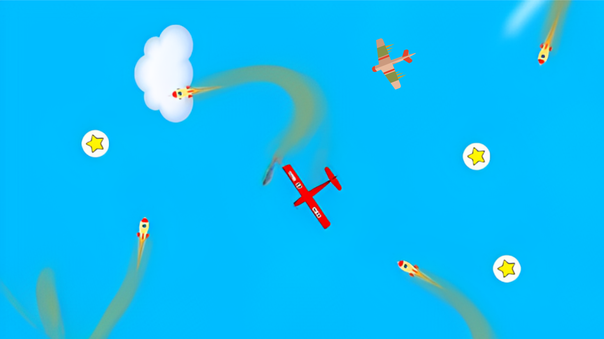 Jet Escape Missile Fire Game Screenshot