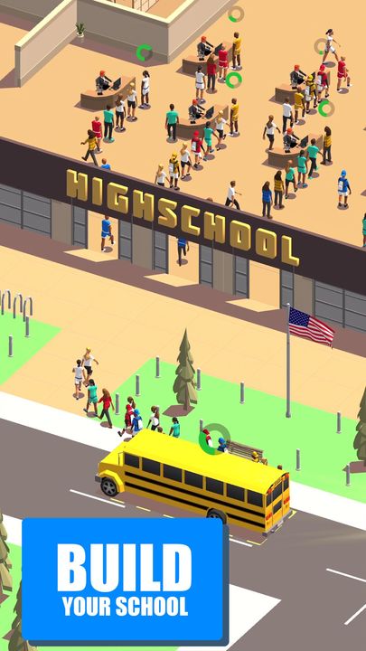 Screenshot 1 of Idle School 3d - Tycoon Game 2.0.0