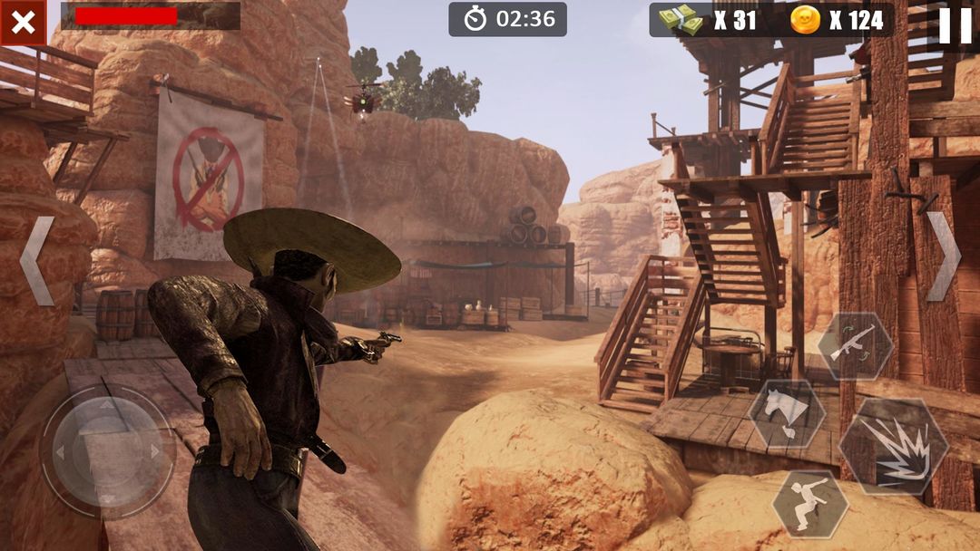 Screenshot of Cowboys Adventure