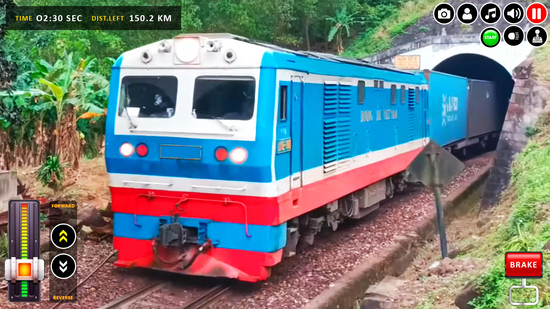 Cuplikan Layar Game Vietnam Train Simulator game