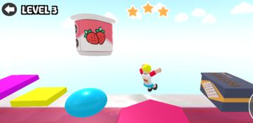 Obby Parkour Yoghurt World Game Screenshot
