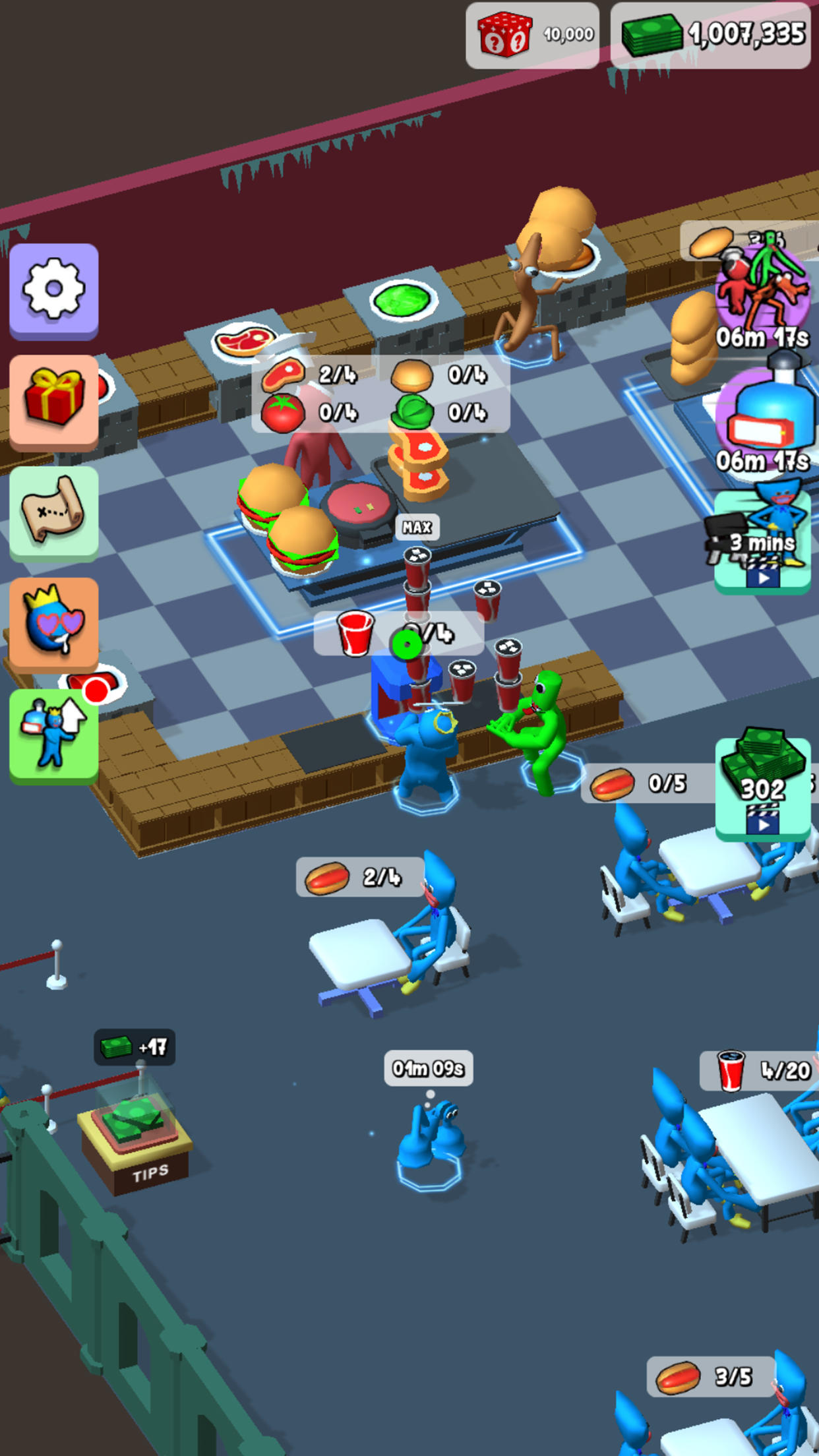 Screenshot of Rainbow Restaurant Cook Tycoon