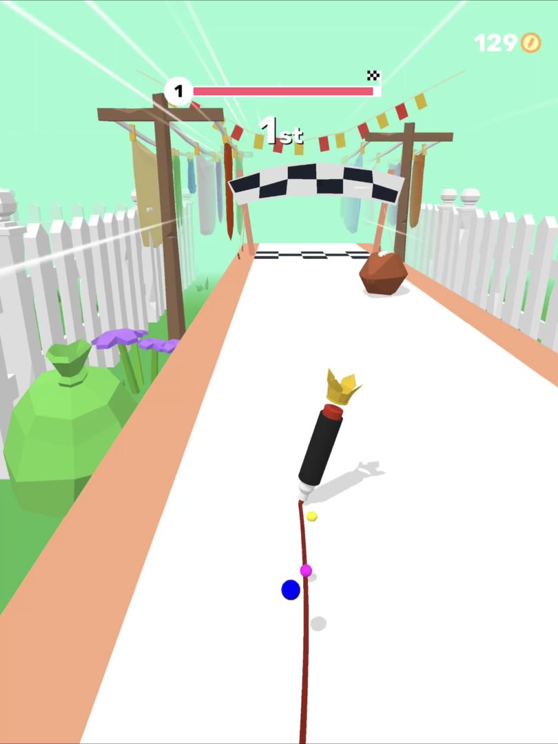 Pen Run screenshot game