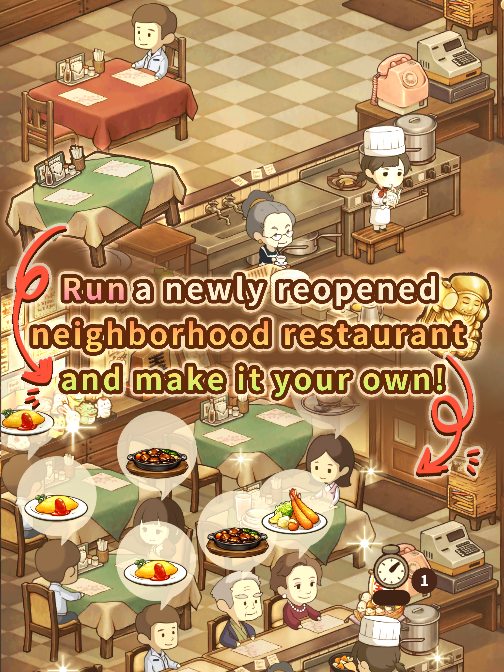 Hungry Hearts Restaurant Game Screenshot
