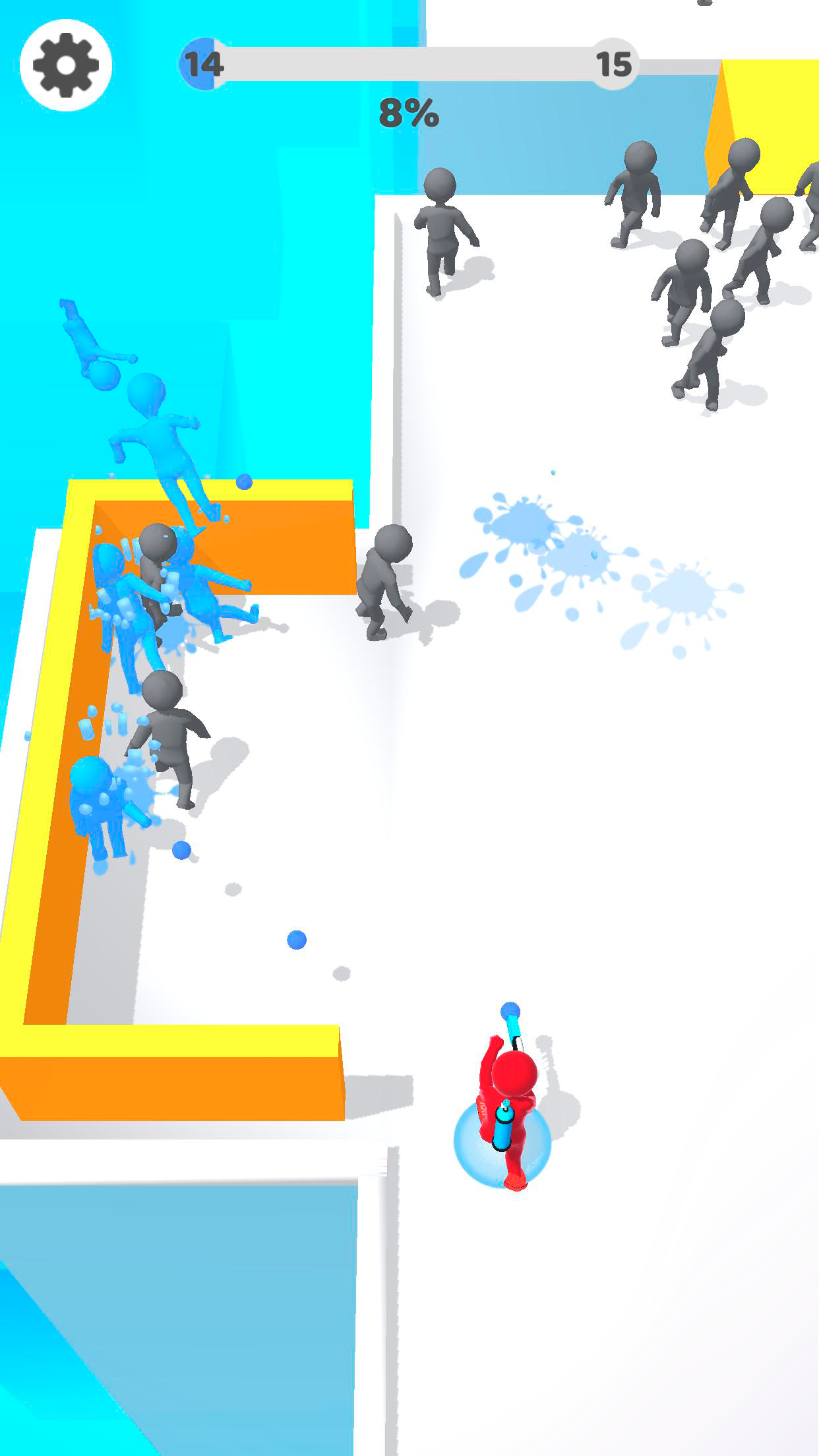 Paintman 3D - Color shooter screenshot game