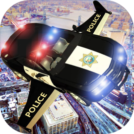 Police Flying Simulator Car 🚓