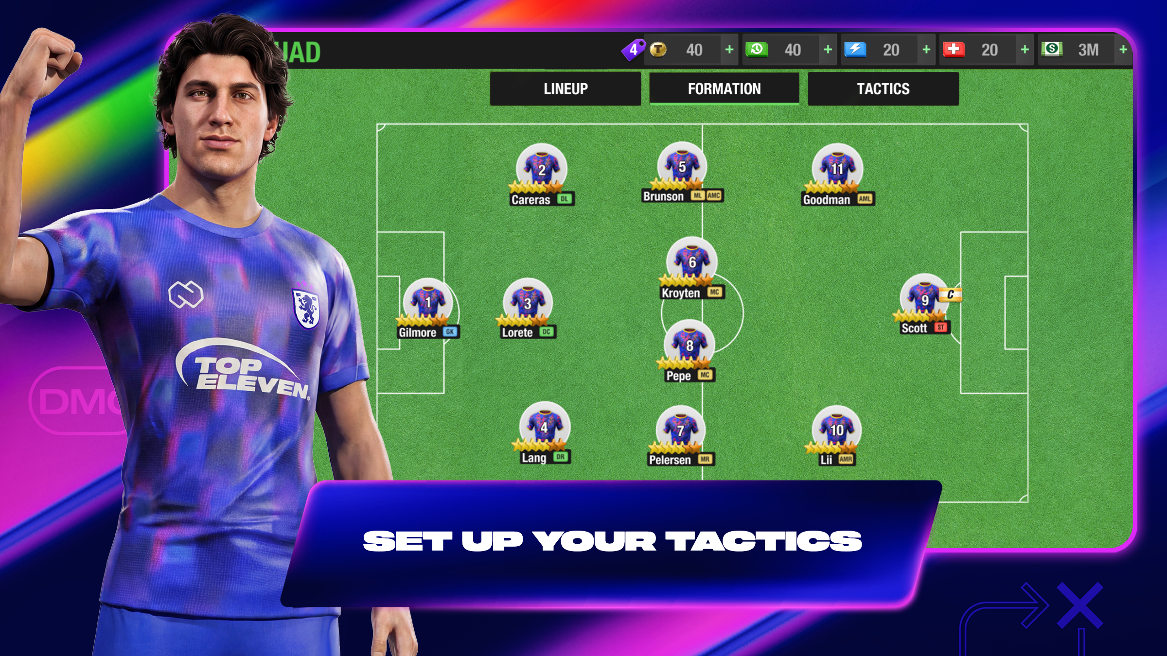 Top Eleven Be a Soccer Manager Game Screenshot