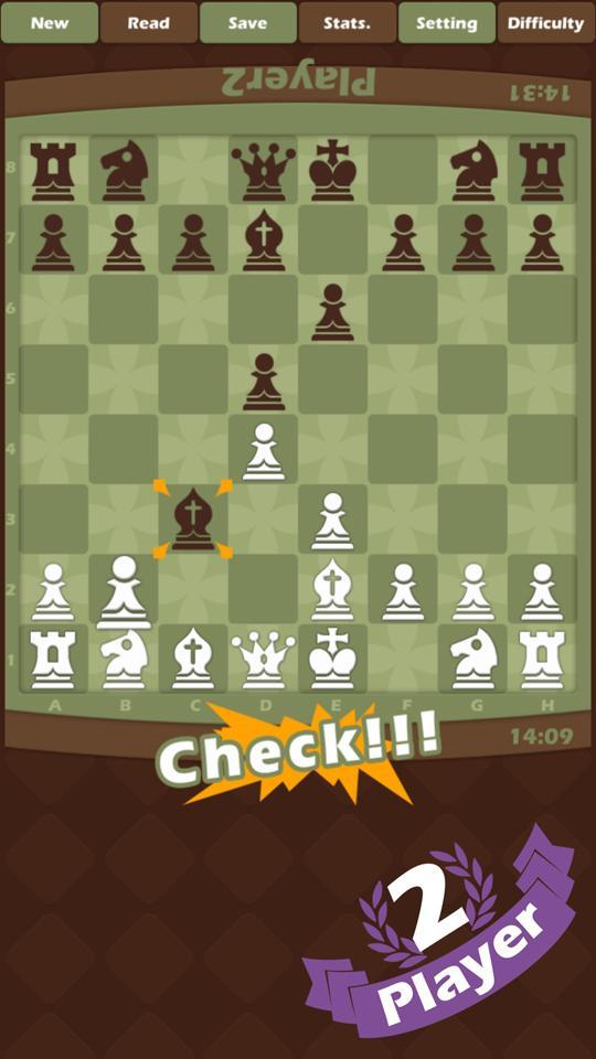 Screenshot of Chess Game