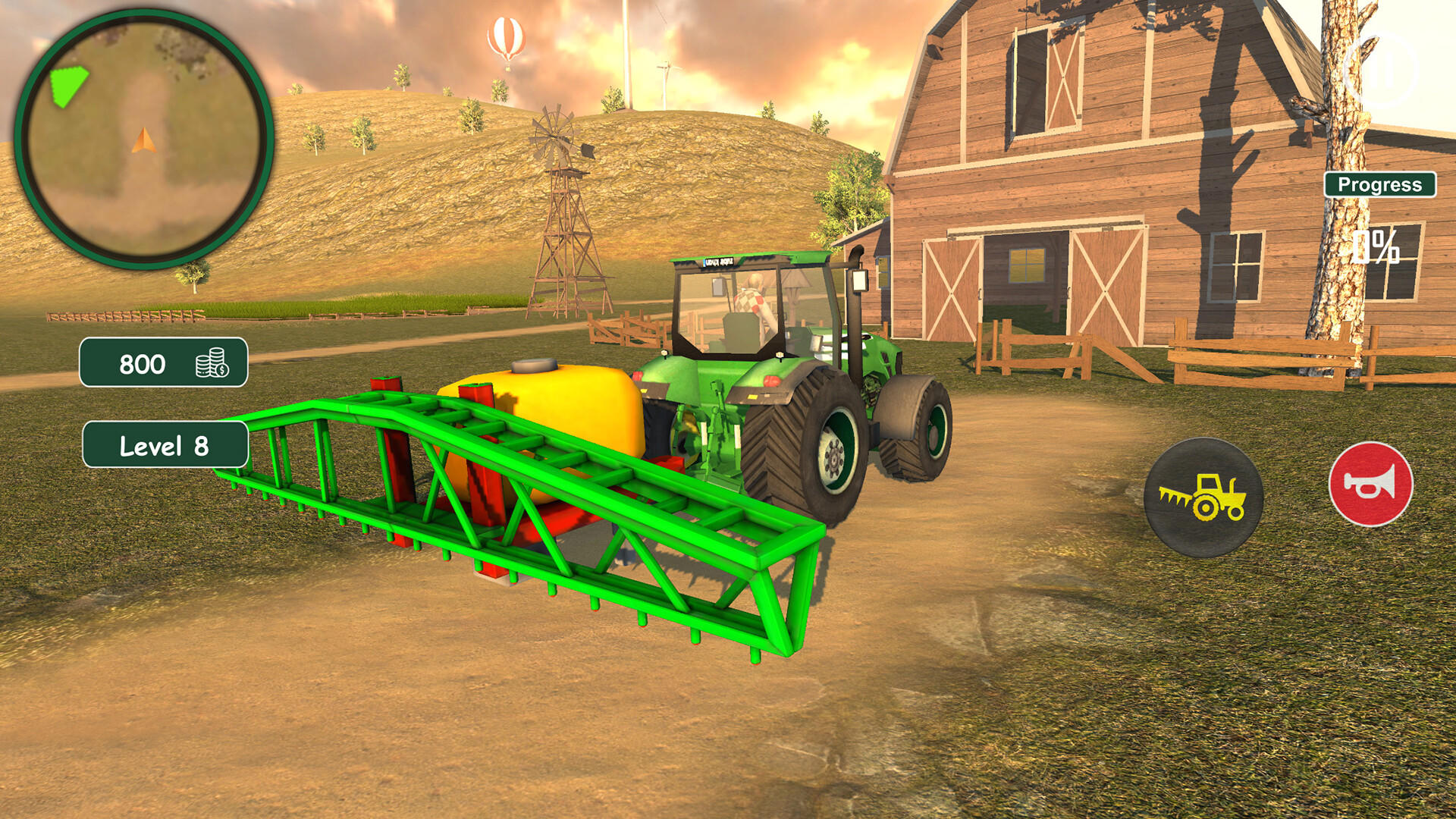 Farming Tractor Simulator: Big Farm 게임 스크린 샷