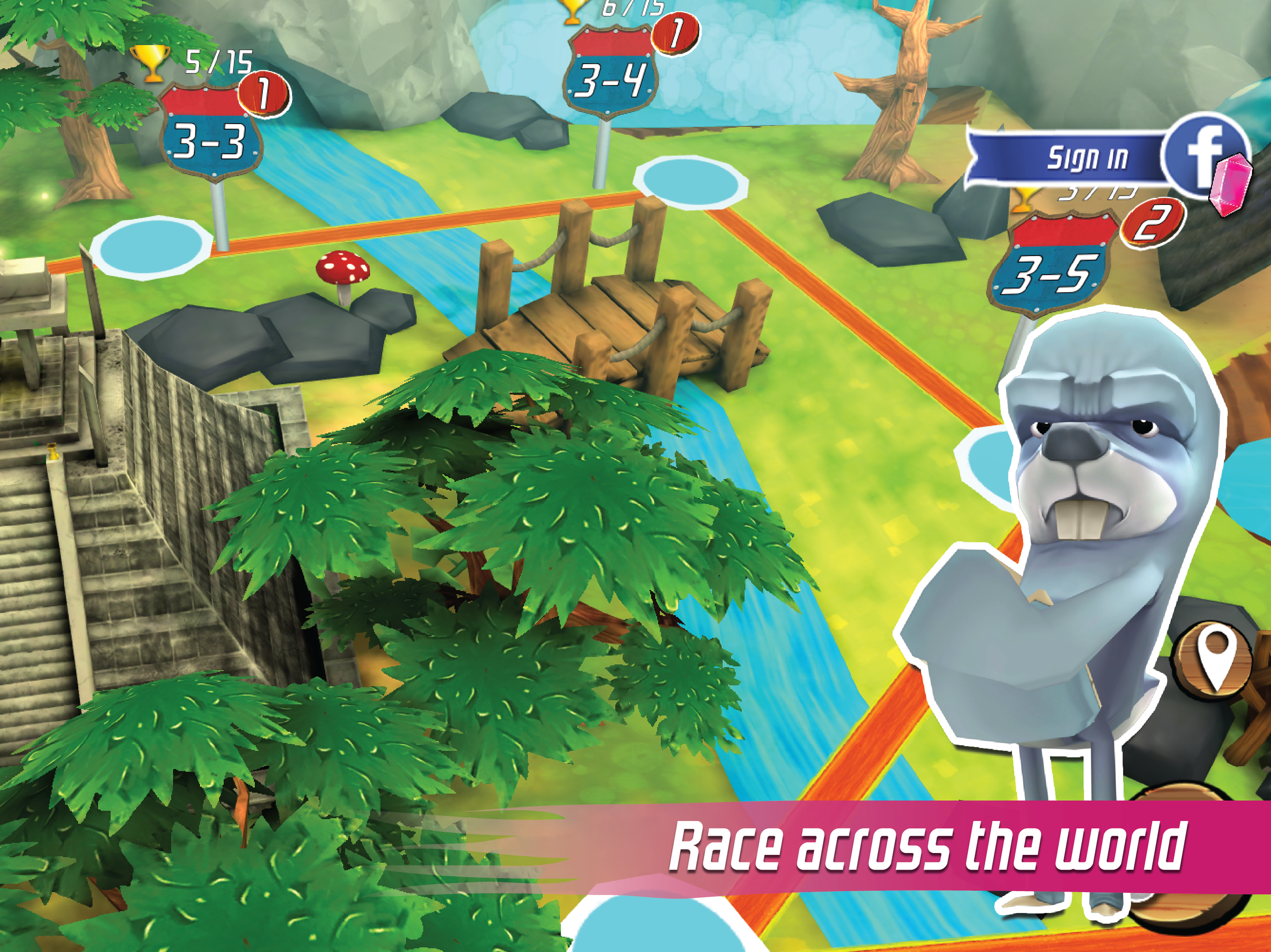 Nitro Chimp Grand Prix screenshot game