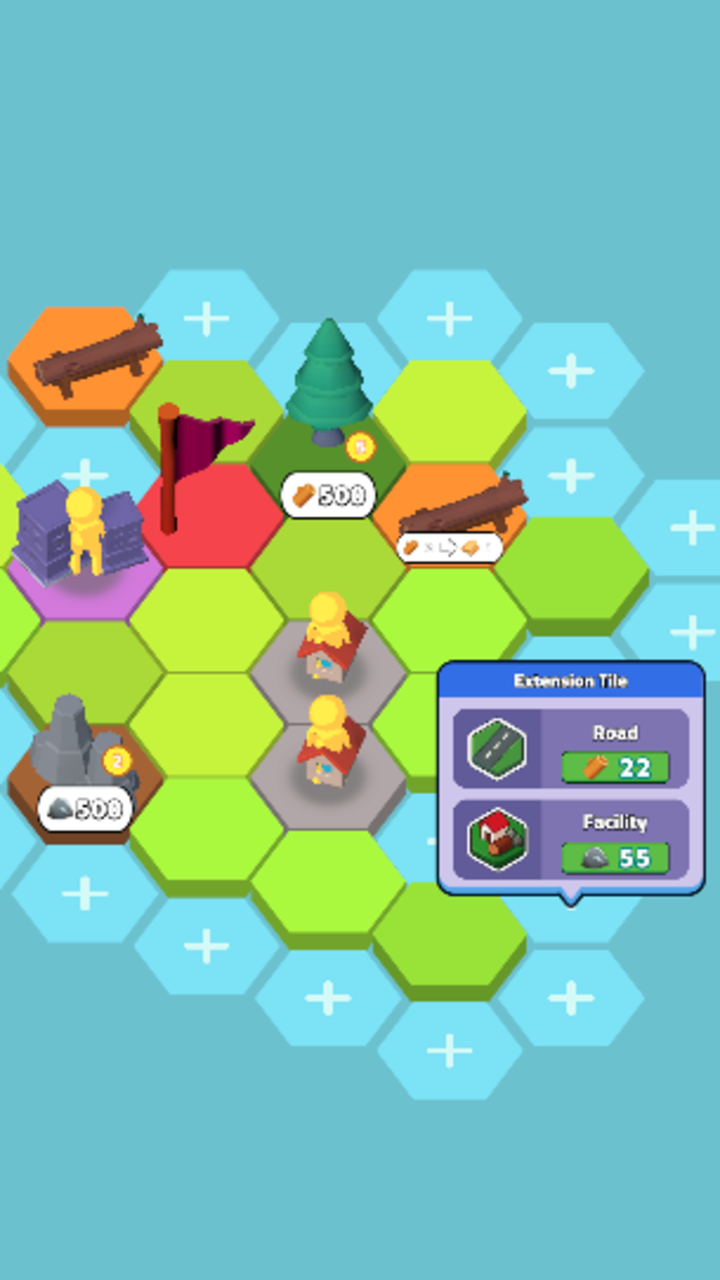 HexaCity ゲームのスクリーンショット