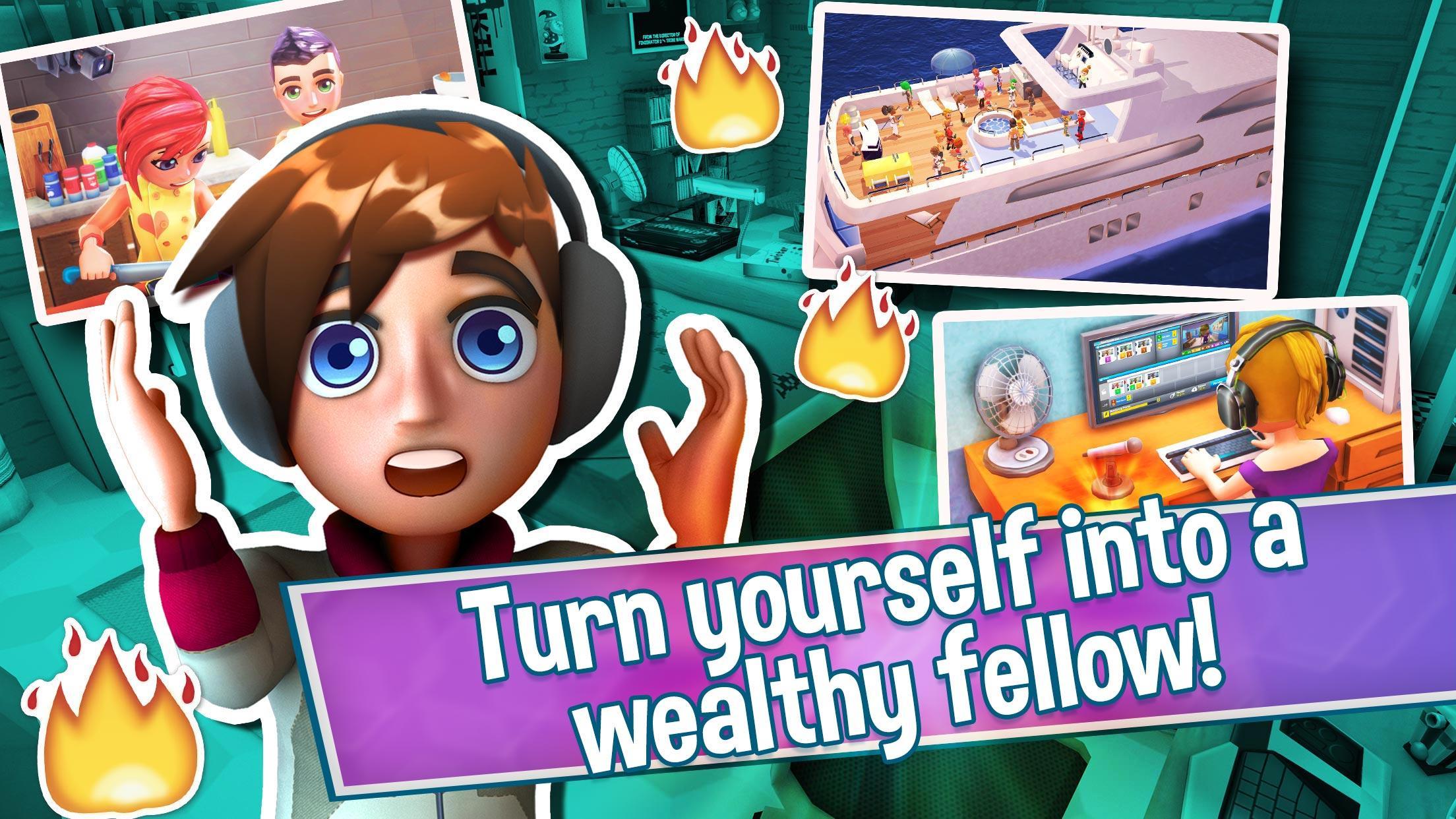 Youtubers Life: Gaming Channel Game Screenshot