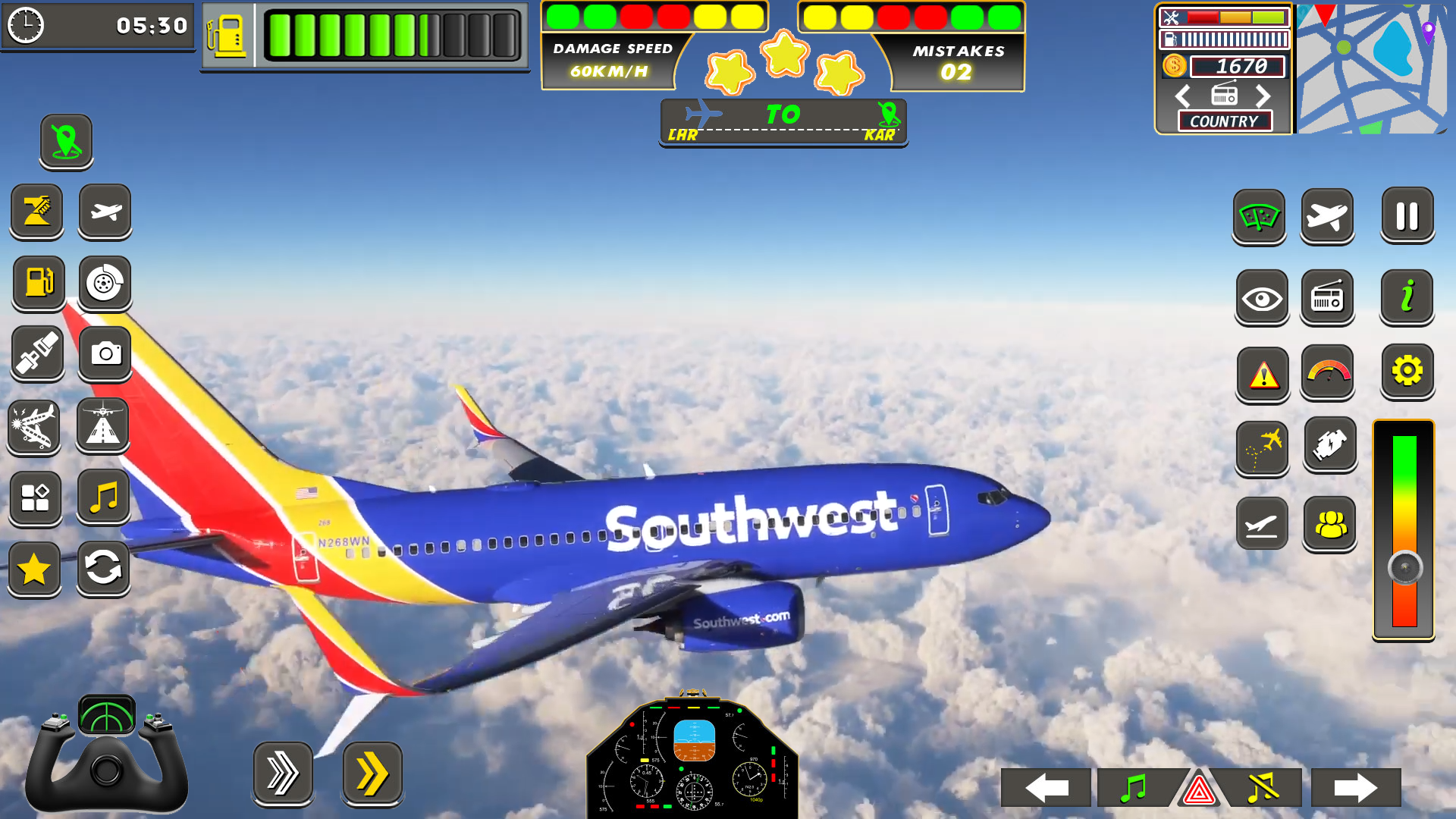 Airplane Games : Flight Sim 3D ภาพหน้าจอเกม