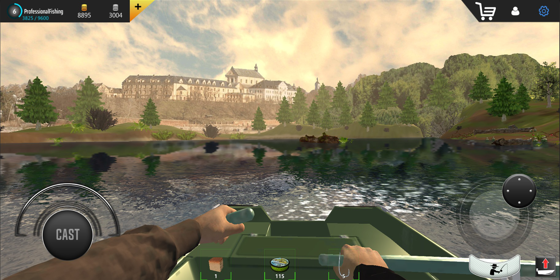 Professional Fishing Game Screenshot