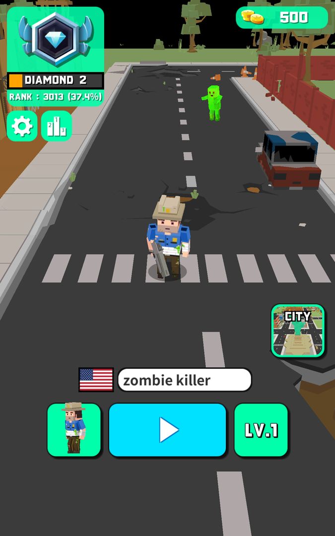 Screenshot of Zombie.io : 3 Nights survival