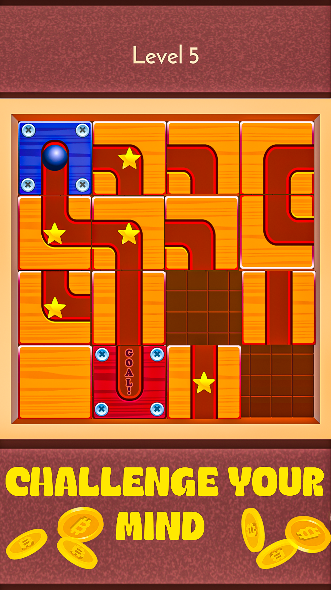 Ball Roll: Slide Block Puzzle ภาพหน้าจอเกม