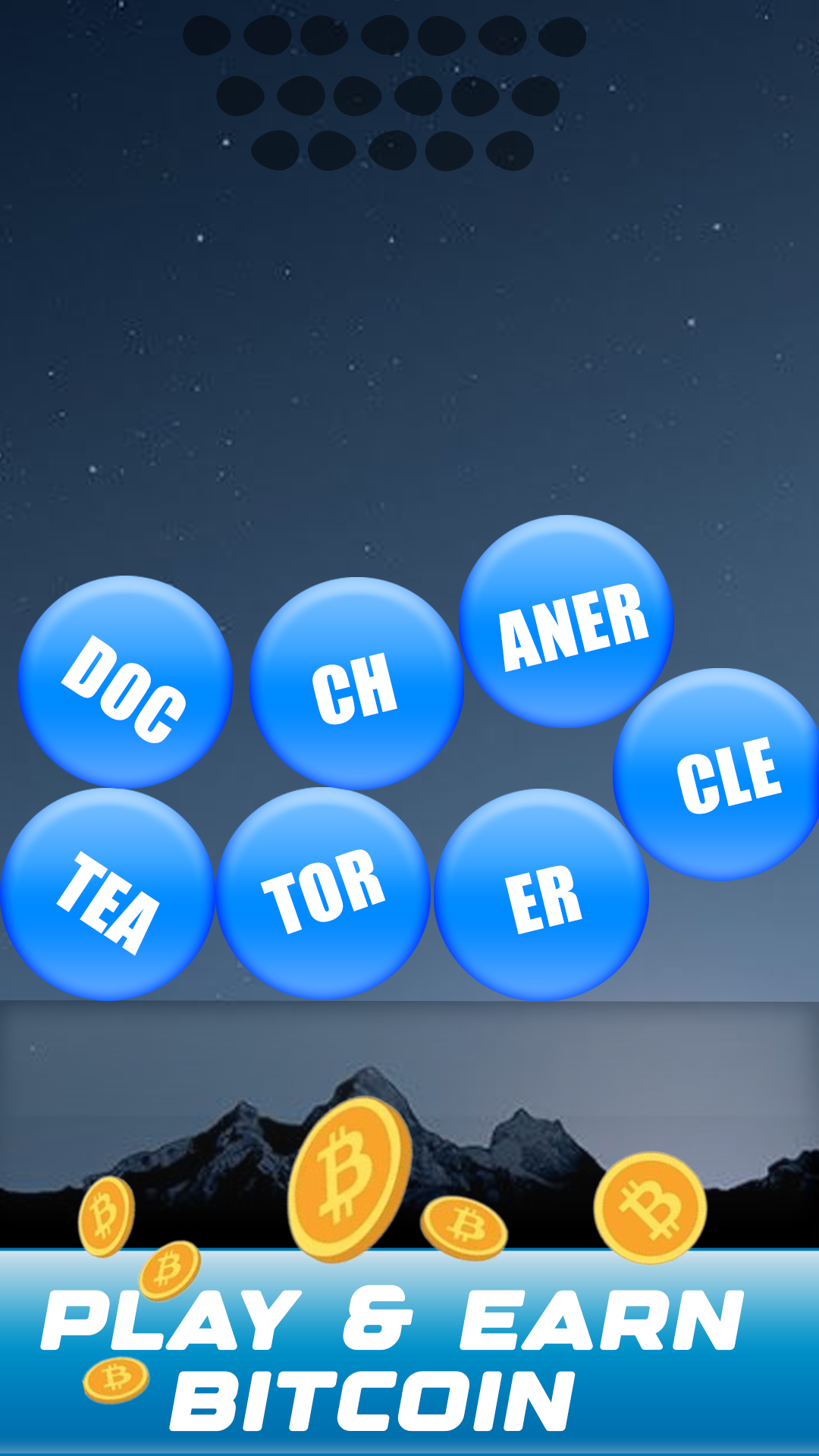 Word Infinity - Earn BTC & ETH Game Screenshot
