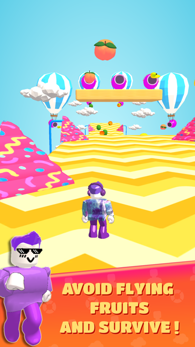 Captura de Tela do Jogo Run Friends: Avoid the Tsunami