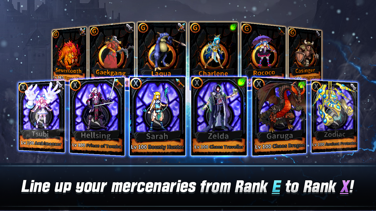 Era of Mercenary - Bbulle War 게임 스크린샷