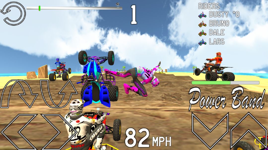 Screenshot of Pro ATV Bike Racing