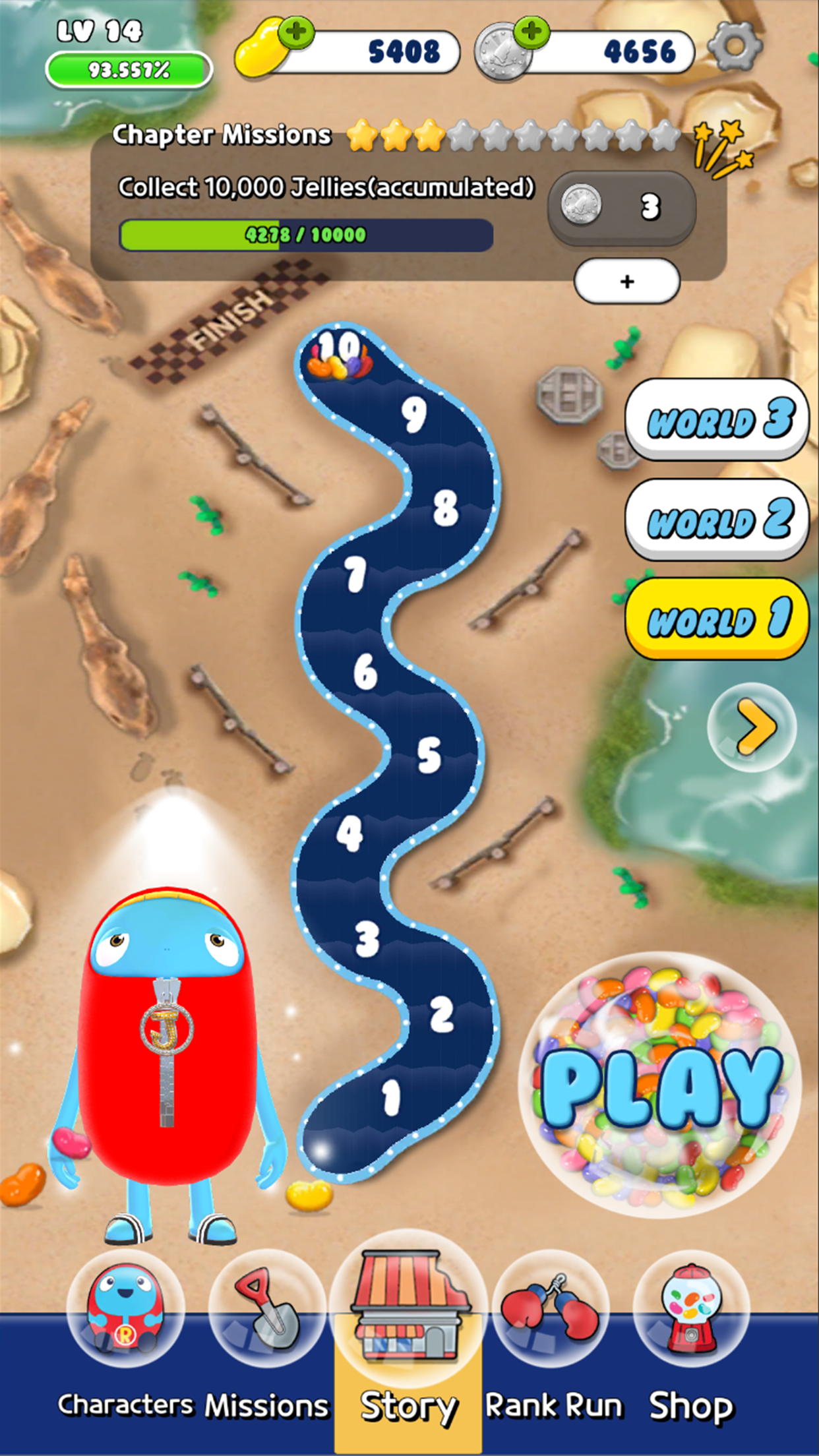 ZellyGo Dash - running game Game Screenshot