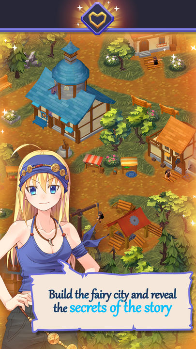 Screenshot 1 of Fantasy town: Anime girls story 2